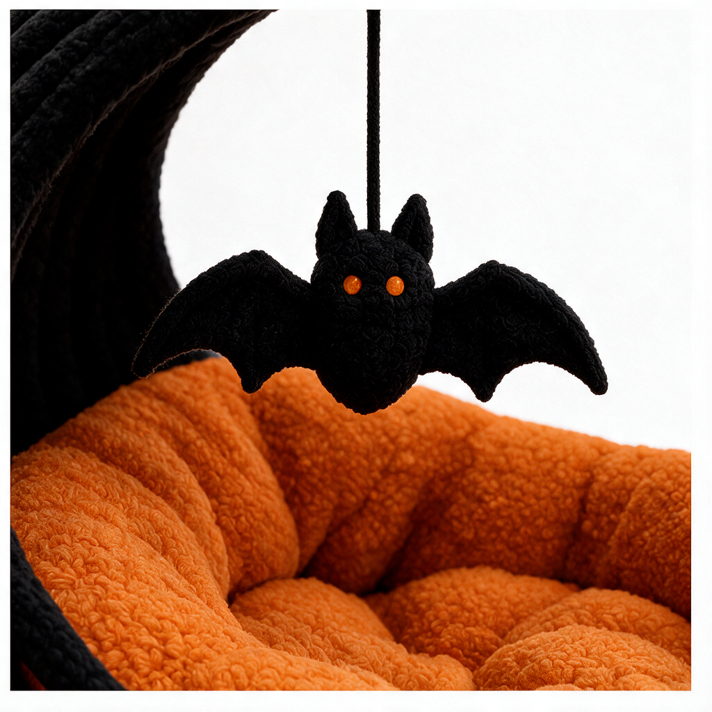 SpookyMews™ Midnight Moon Bed